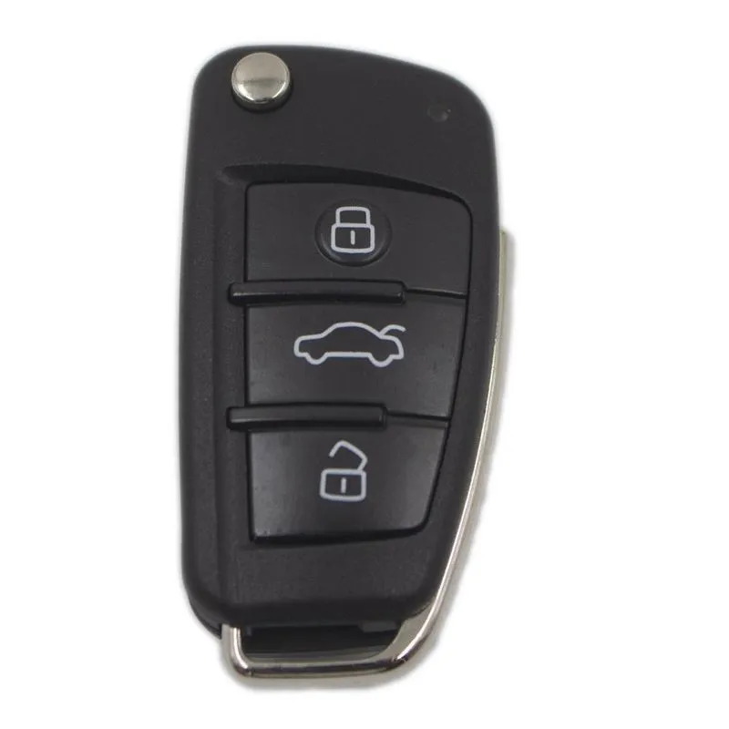 Carcaça Chave Canivete Audi A1 A2 A3 A4 Q7 Q3 E Q5 3 Botões