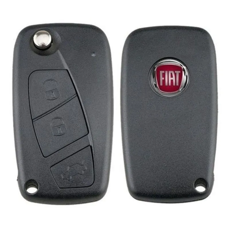 Chave Canivete Fiat Stilo Punto Idea Linea 3 Botões Carcaça