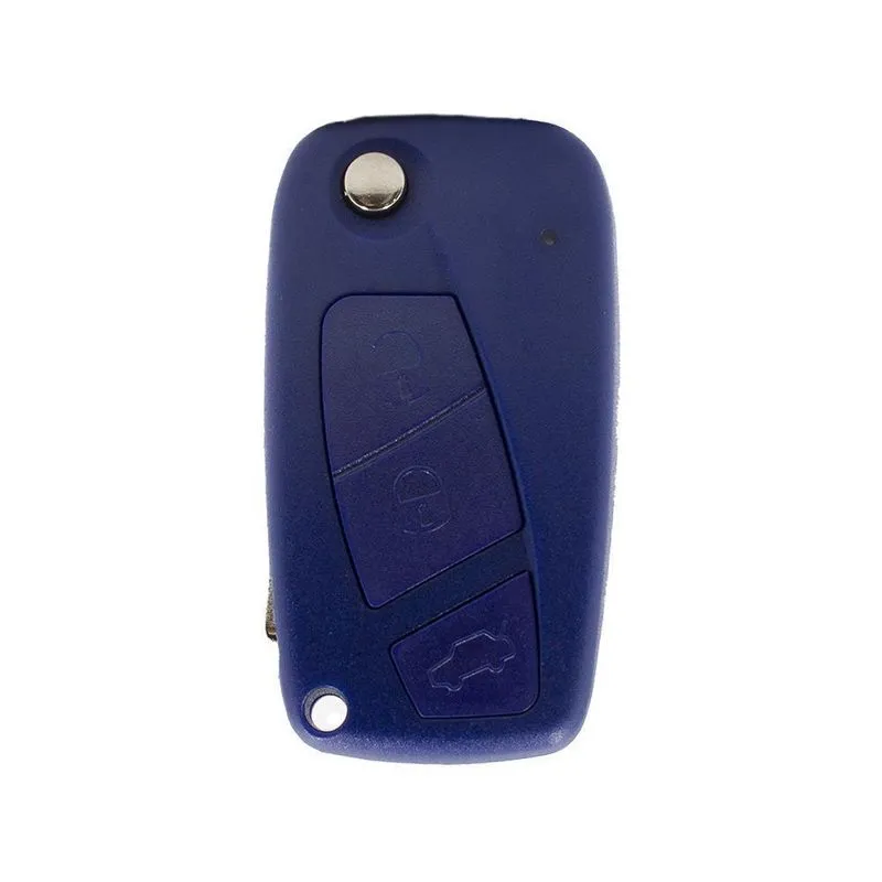 Chave Canivete Fiat Linea Punto Stilo Idea 3 Botões Azul Oca