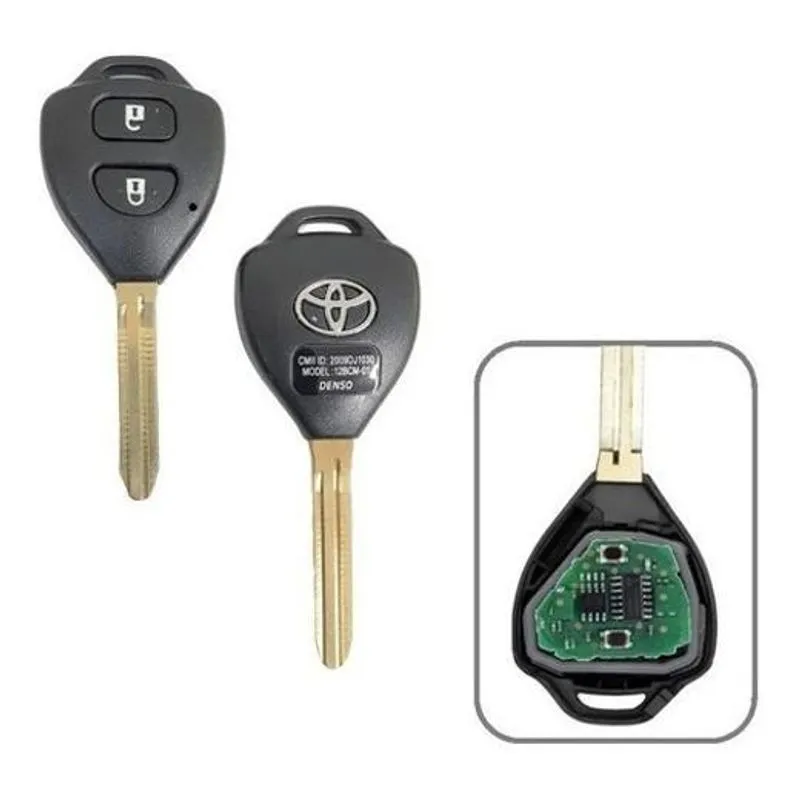 Chave Telecomando Toyota Etios 2 Botoes Completa