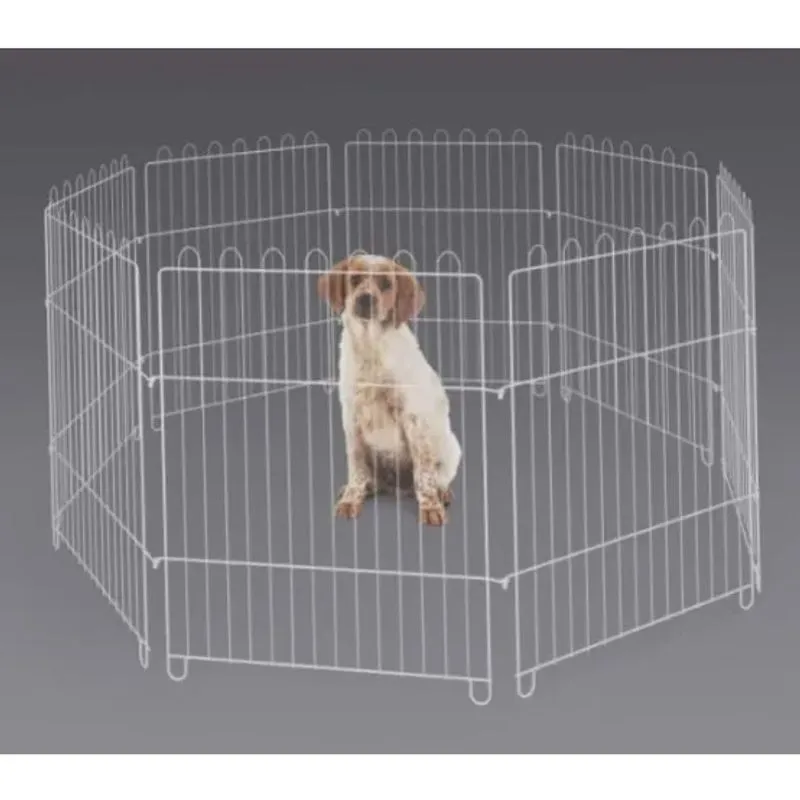 Cercado Para Cachorro Pets Cães Pequenos Animais Mini Cercado Canil Portátil Sem Porta 4 Peças