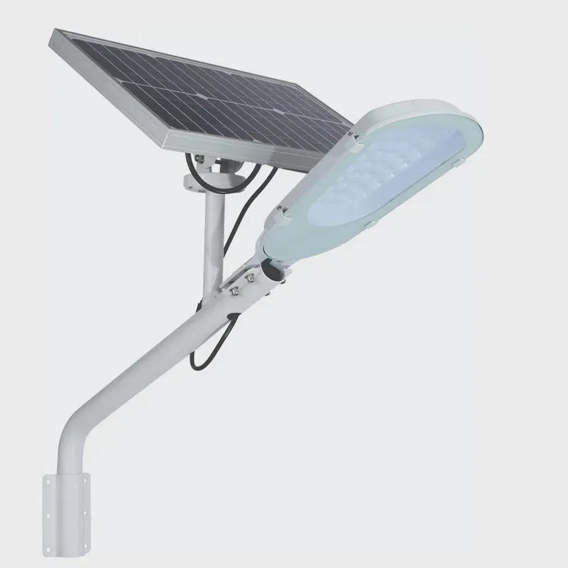 Luminária solar Poste 24w Led Automatica Suporte Rua Postes Paredes Jardim Quintal