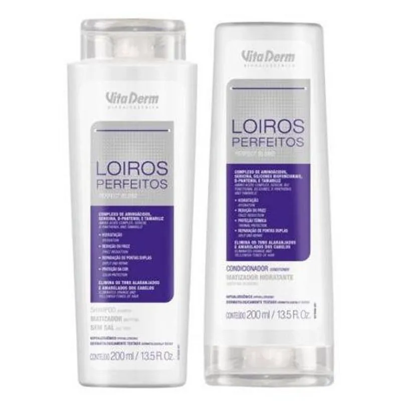 Shampoo Loiros Perfeitos E Condicionador Loiros Perfeitos