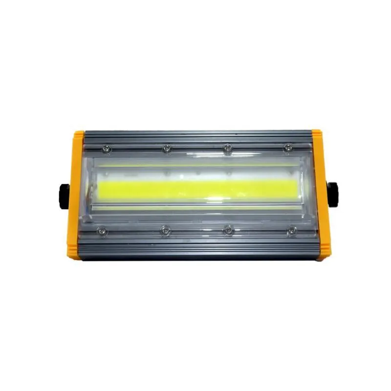 Refletor Led Linear Holofote 100W Branco-Frio 6500K Ip68