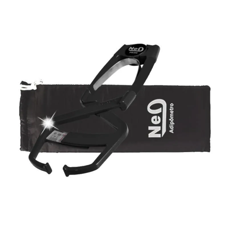 Adipômetro Clínico Neo Prime Preto + Luva De Transporte