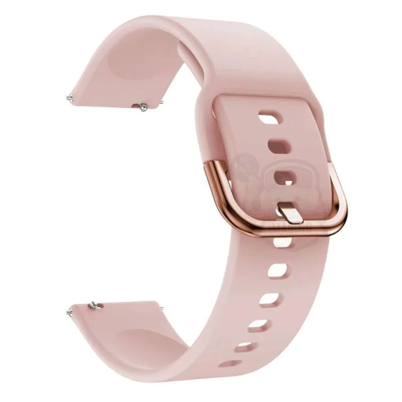 Pulseira Silicone Monocromático Com Fecho Para Active 1 E 2