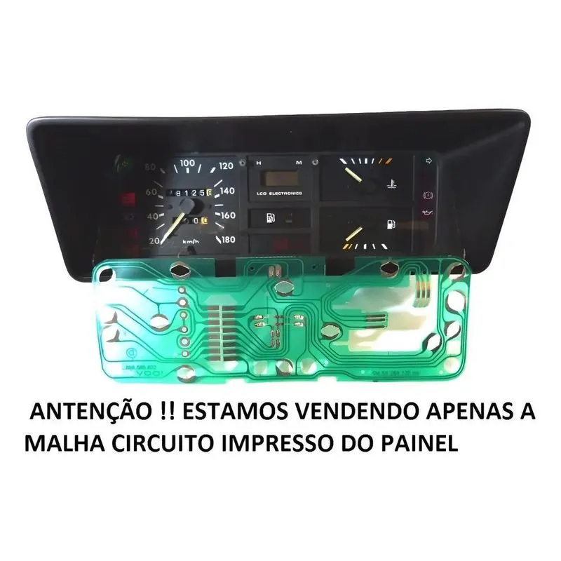 Malha Eletrica Circuito Velocimetro Painel Chevy 500 Chevett