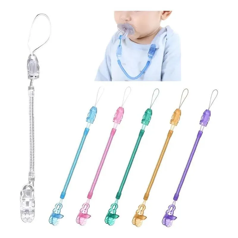 Kit 2 Prendedor De Chupeta Bebê Modelo Universal Mola Bebe