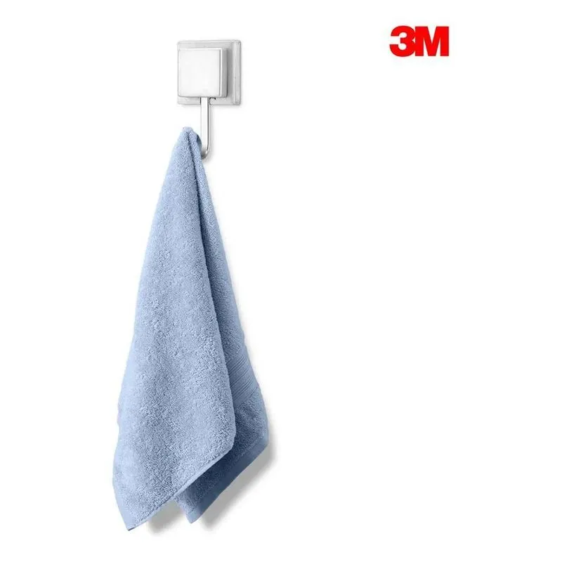 3x Gancho Cabide Porta Toalha De Rosto Parede Banheiro 3m Fo