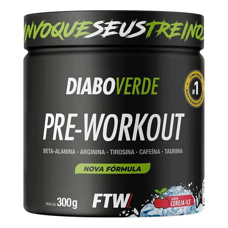 Suplemento Em Pó Pre Treino Pre Workout Pote 300g Sabor Cere