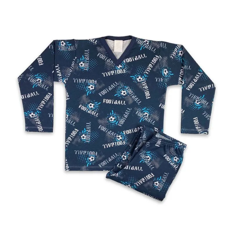 Pijama Algodão Flanelado Futebol