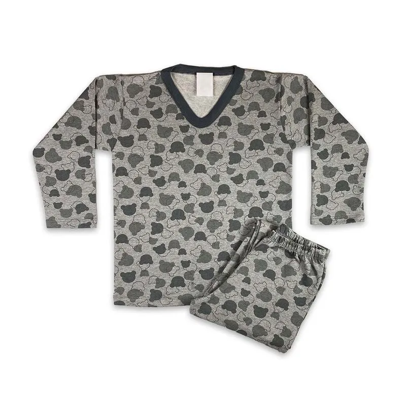 Pijama Algodão Flanelado Ursinho