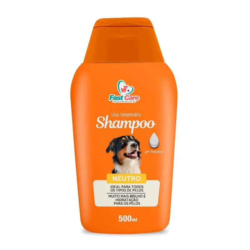 Shampoo Neutro Para Cães E Gatos Fast Care Banho Pet