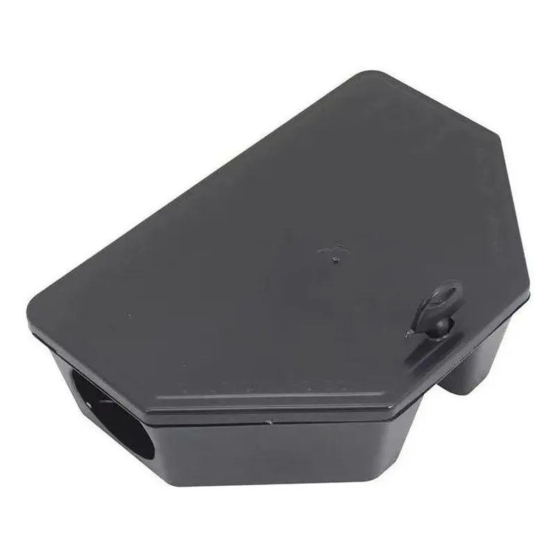 5 Porta Isca Armadilha Para Ratos Ratox 3 Com Chave Ratox 3