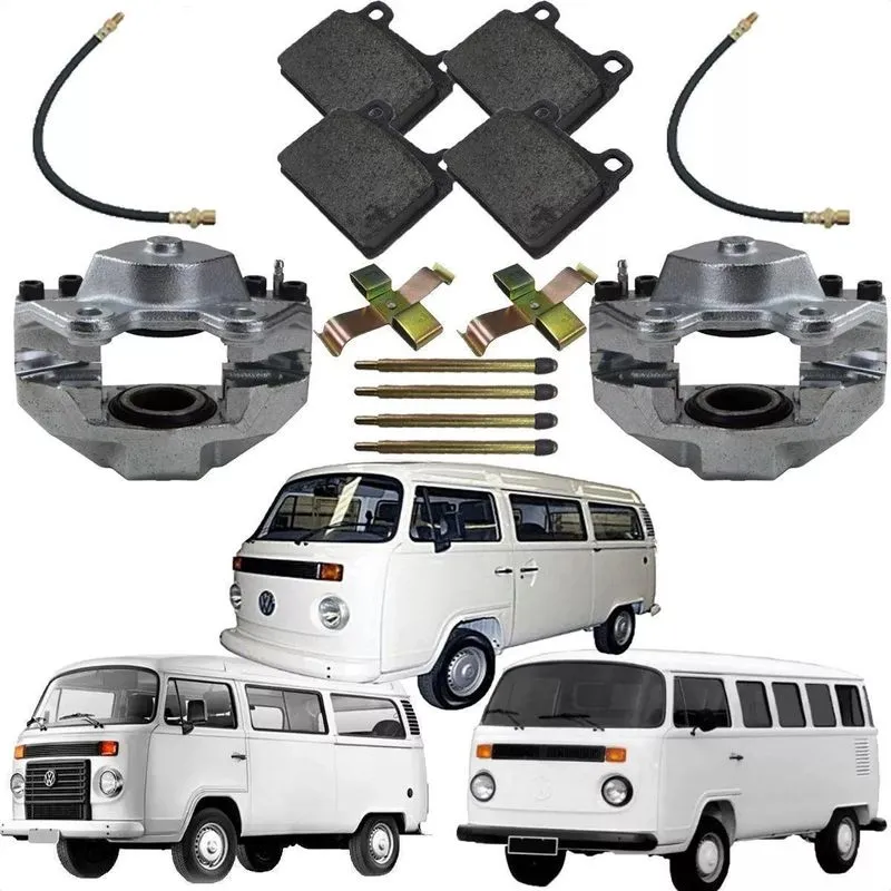 Pinça De Freio Kombi 1.4 Pastilha Reparo 2006 A 2014 (kit)