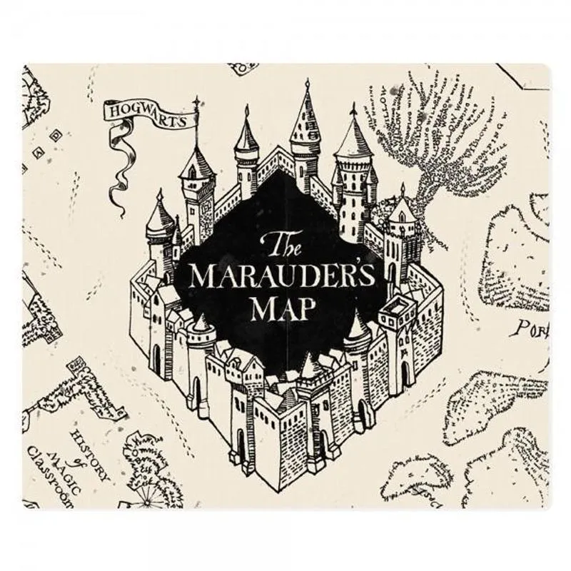 Mousepad Neoprene Mapa 18x22cm Bege