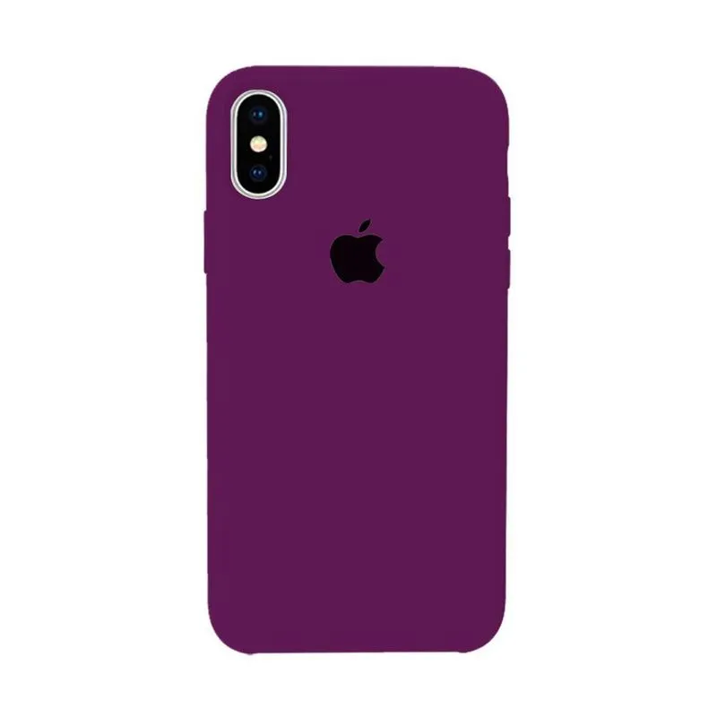 Capinha Iphone Xr Silicone Aveludada Case Macia Top - Vinho