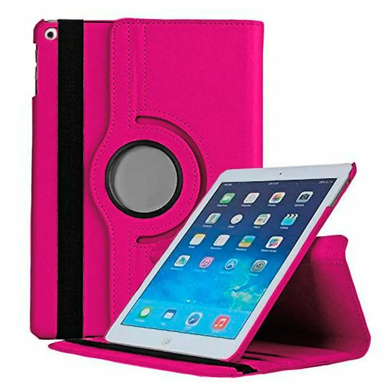 Capa Ipad Mini 3 2014 Giratória Inclinável + Película - Pink