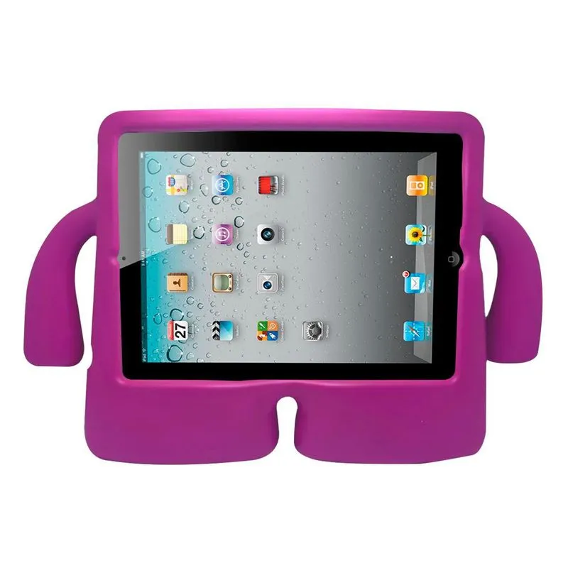 Capa Ipad 4 2012 Case Macia Infantil Top + Película - Pink
