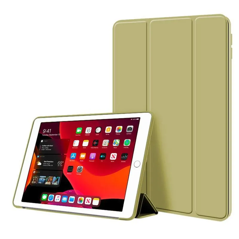 Capa Ipad 7 2019 Case Smart Macia Top + Película - Dourada