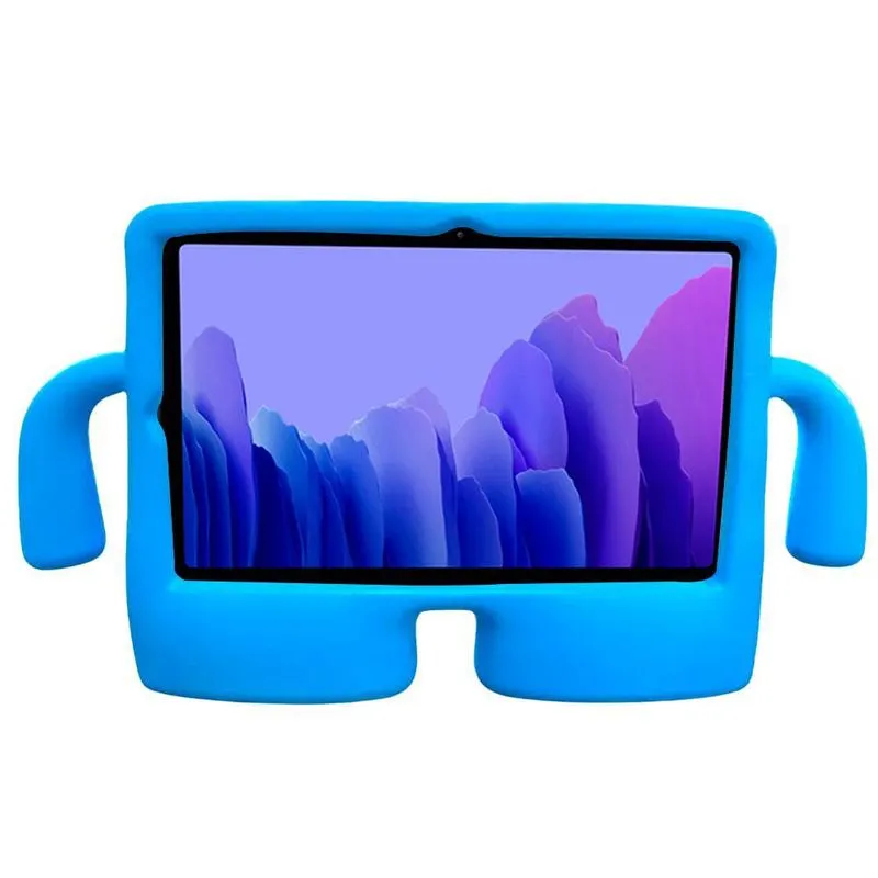 Capa Tablet A7 T500 T505 Infantil Kids + Película - Azul Céu