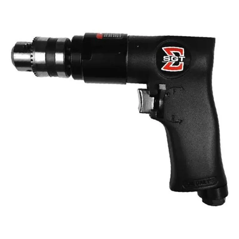 3x Furadeira Pneumática 3/8 Pol Reversível 1.800 Rpm Sgt-022