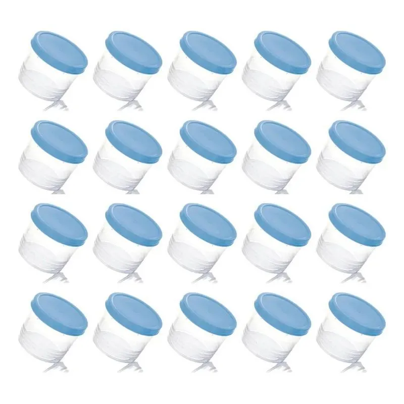 24 Pote Porta Alimento Tampa De Rosca 360 Ml Kit 24 Peças Co