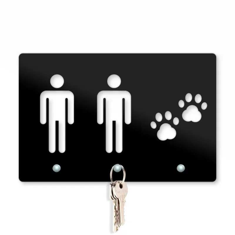 Porta Chaves 20x13 - Pais De Pet Casal 3 (hh)