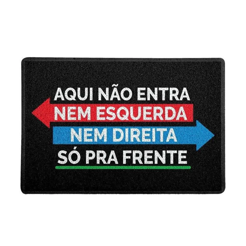 Capacho 60x40cm - Nem Direita E Nem Esquerda