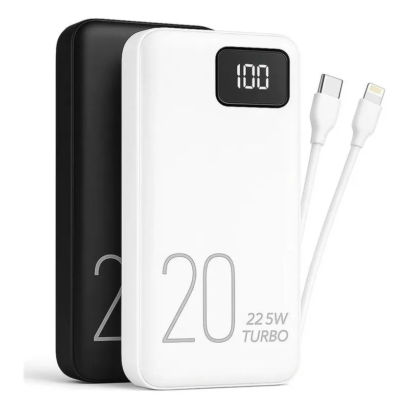 3x Power Bank 20000mah Carregador Portátil Super Rápido 22.5