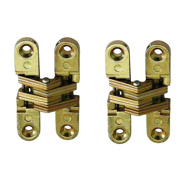 Kit 2 Peças Dobradiça Invisível Corpo Liga Para Porta 60Mm