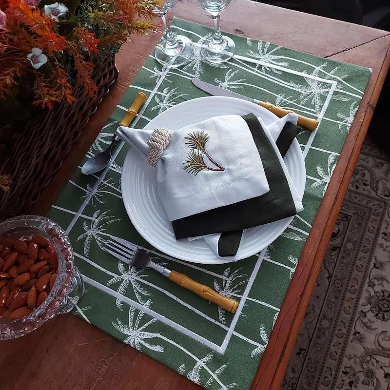 Kit De Mesa Posta Completo - Coqueiro (2un)