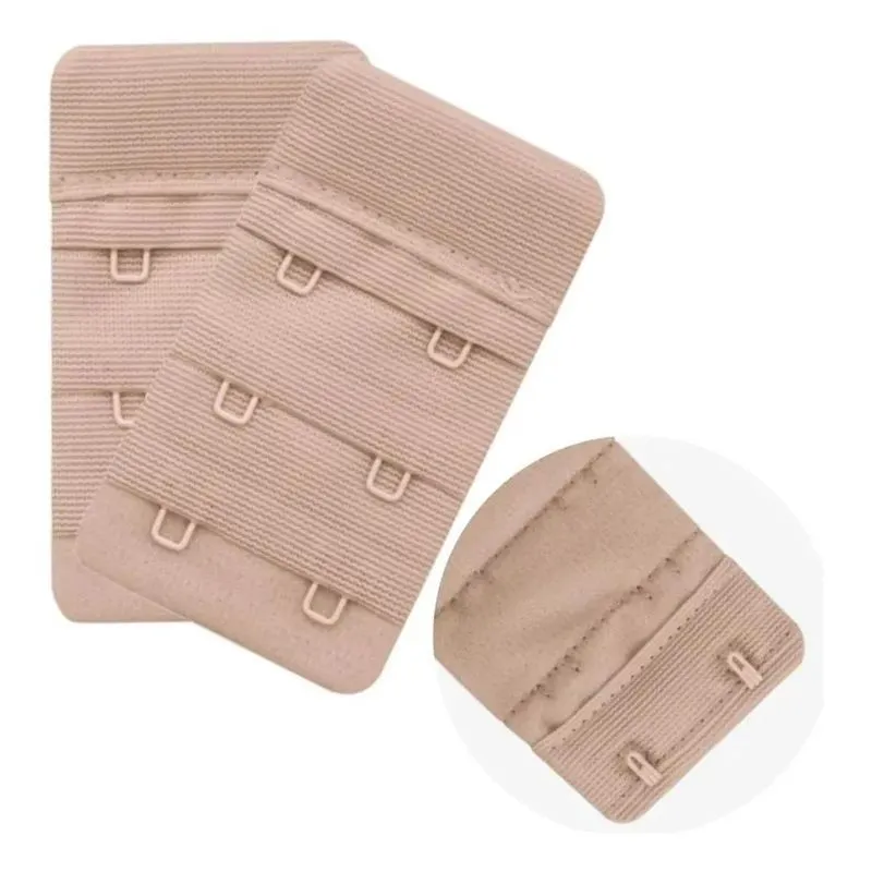 Kit 03 Extensor De Sutiã Regulagem Sutian Aumento De Costas