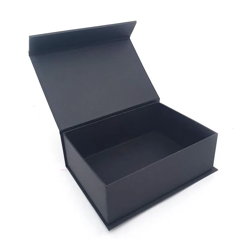Caixa De Presente 25X20X10 Fechamento Magnetico Preta