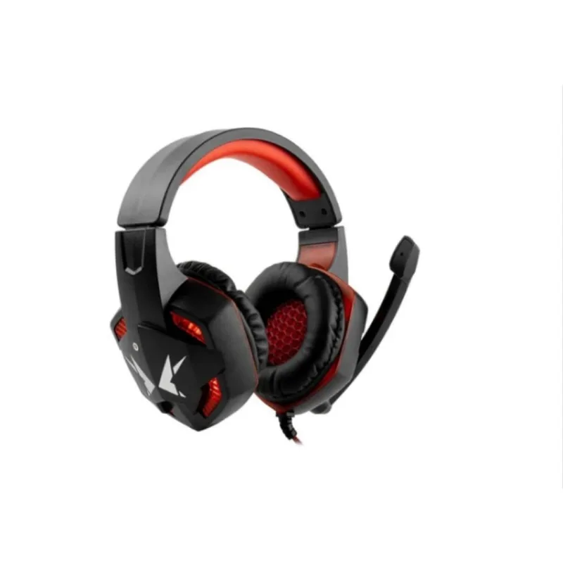 HEADFONE HEADSET FONE GAMER USB P3 P2 LED MIC HF-G600 VERMEL