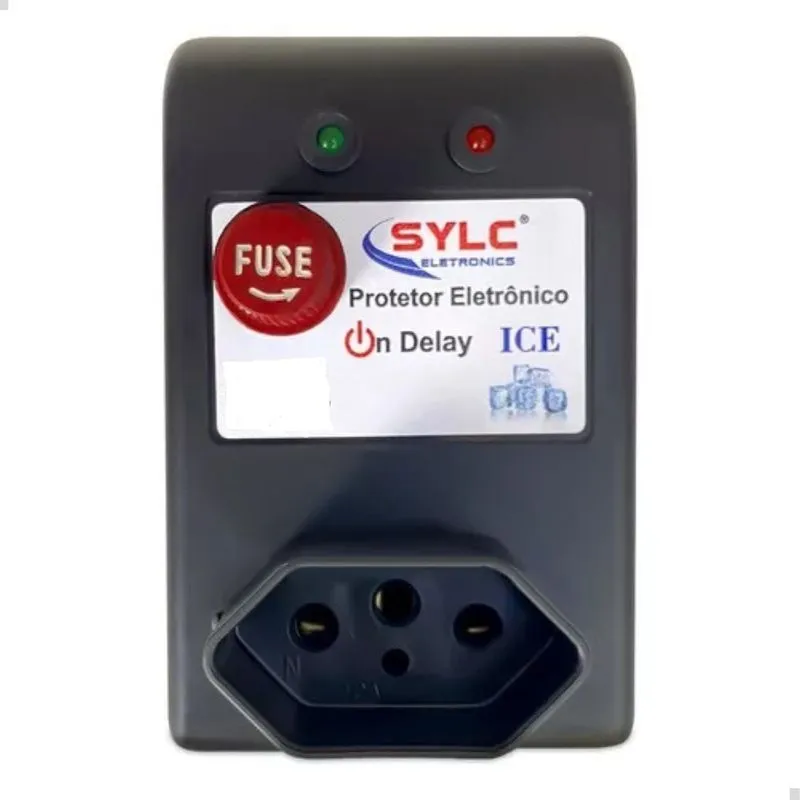 Protetor Contra Surtos De Energia Sylc 127v P/refrigeradores