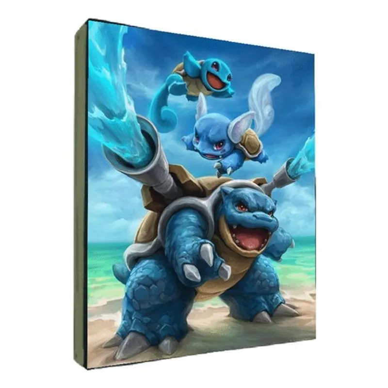 Blastoise Squirtle Album Pokemon Capa Dura Porta 180 Cartas