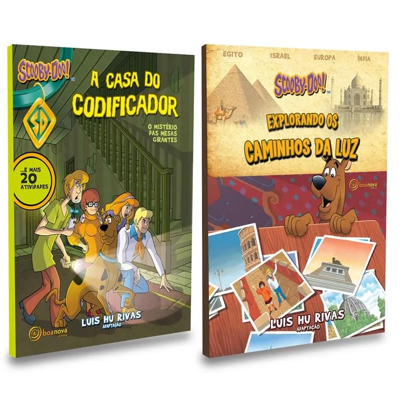 Kit Livros Infantis Do Scooby-doo - 2 Livros Novos