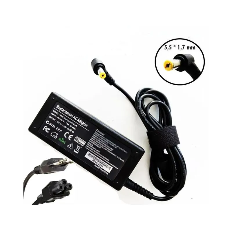 Adaptador 65w Para Emachines G420 G520 E627 E720 E725 Laptop