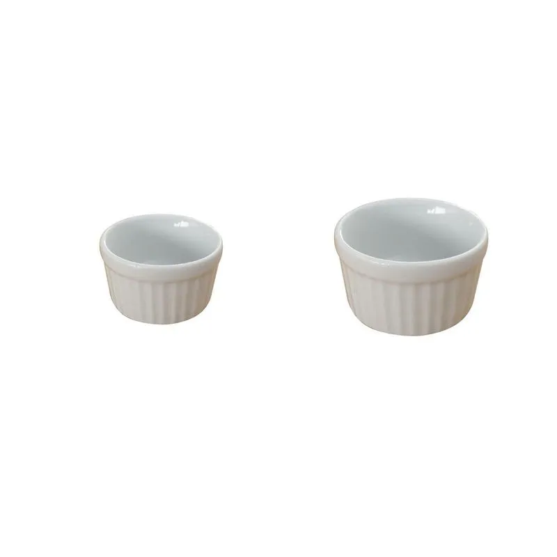 Kit Ramequim Ramekin Grande Pequeno 85ml 190ml