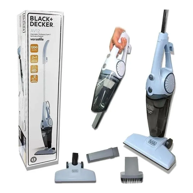 Aspirador De Pó Vertical 1200w Av12 Black Decker 220v