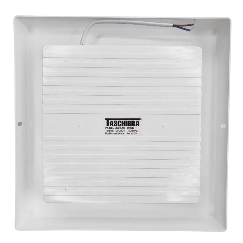 4 Painéis Placa De Led Taschibra 24w Lys Quadrado Sobrepor 6500k Luz Fria