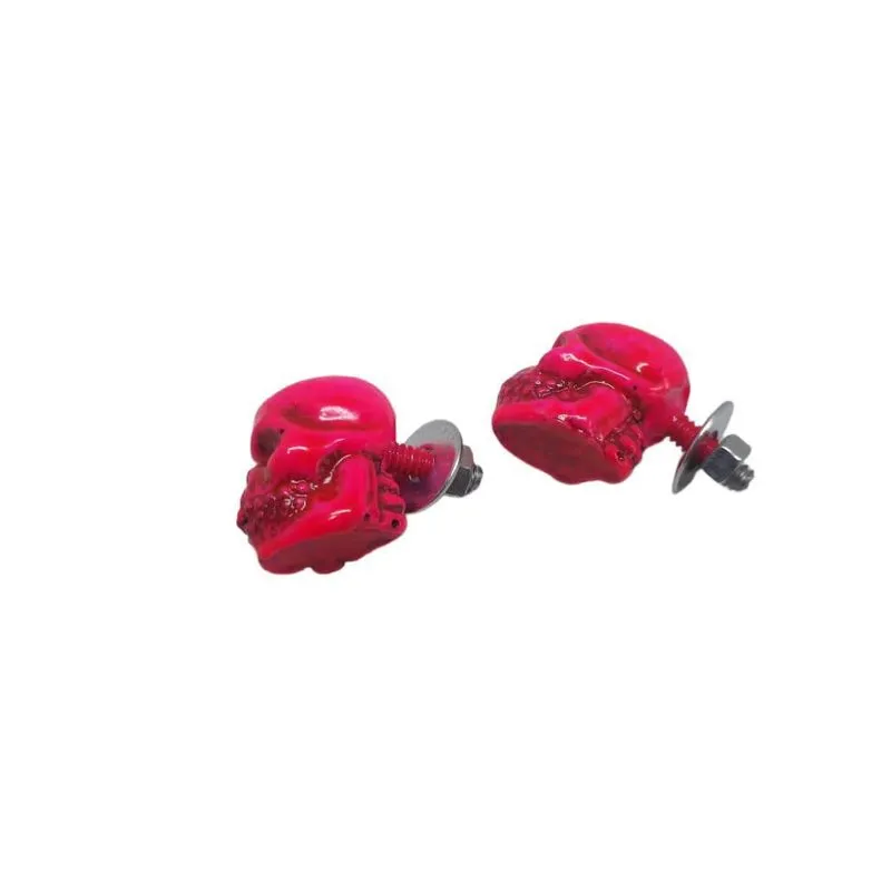 Parafusos Placa Cranio Moto Rosa Mulher Feminino Estiloso