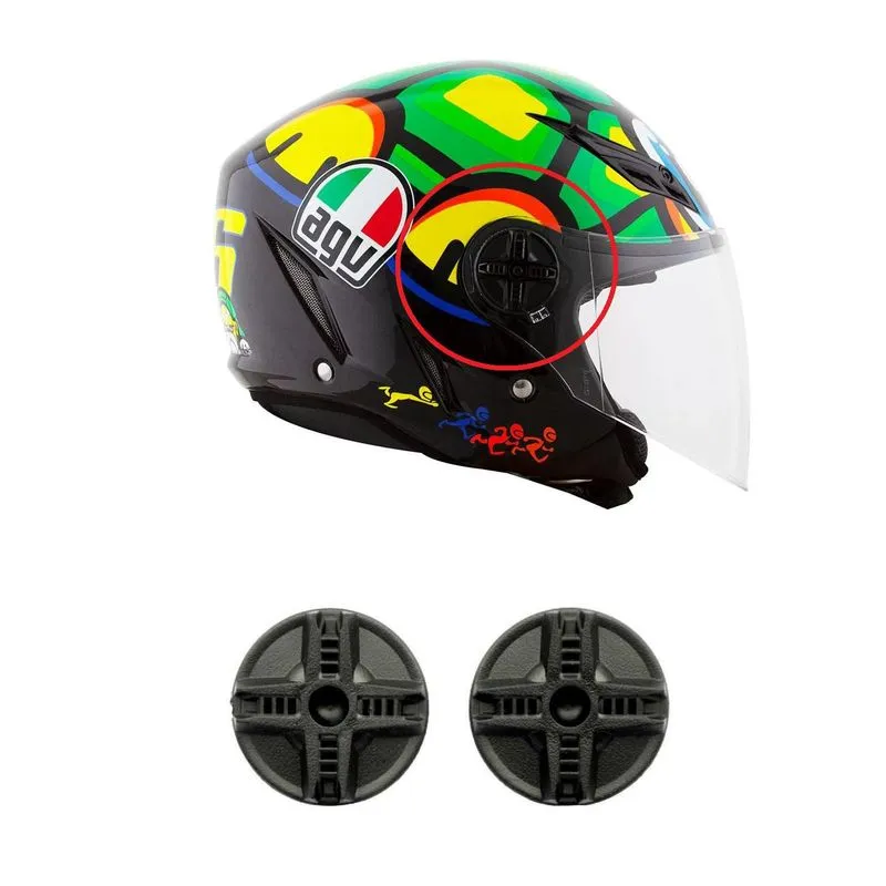 Par De Reposição Reparo Capacete Agv Blade Botão Da Viseira