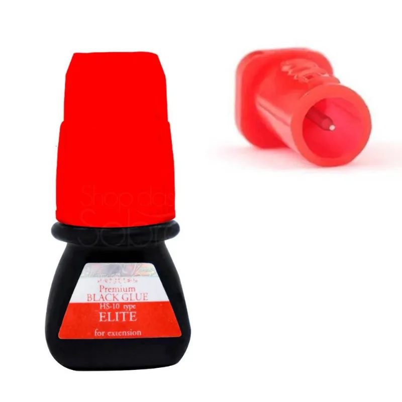 Cola Elite Hs-10 5ml Premium Black + Desentupidor Cola Elite Hs-10 5ml Premium Black + Desentupidor
