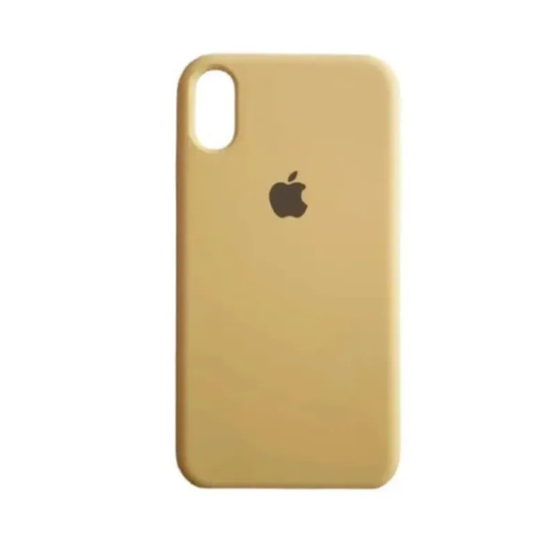 Capinha Case De Celular Silicone Para Iphone Xr Bege
