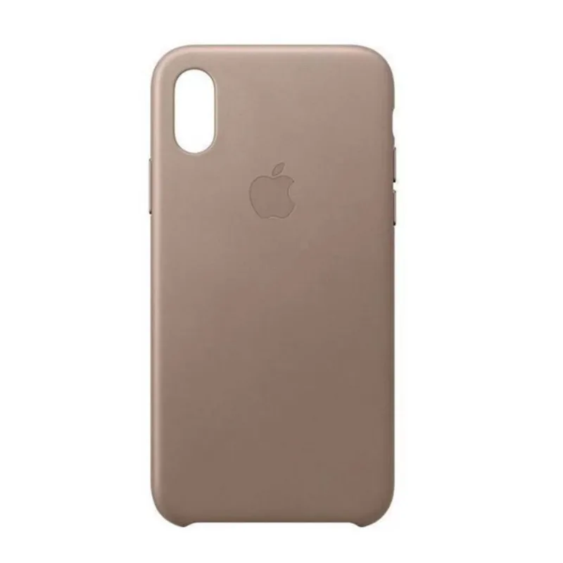 Capinha Case de Celular Silicone iPhone X e xs Bege