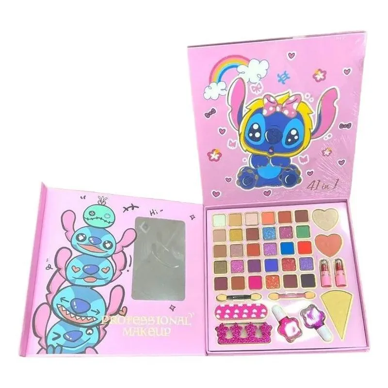 Kit De Maquiagem Infantil Criança Lilo Stitch Disney Menina