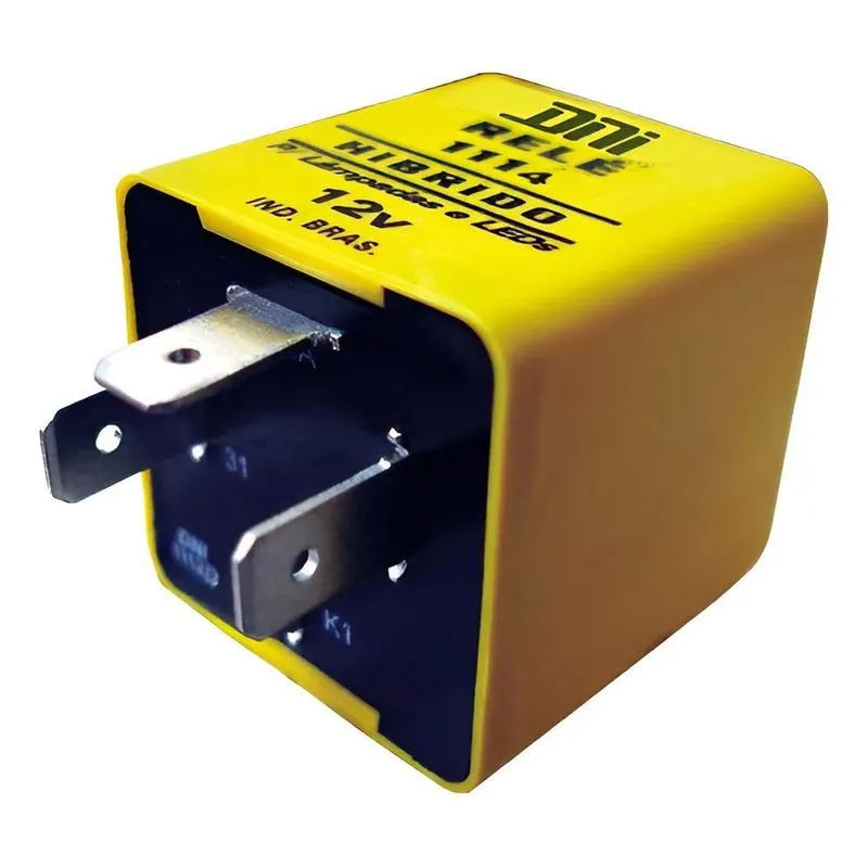 3x Rele De Seta Pisca Para Led 12v Dni 1114 3 Terminais Híbr
