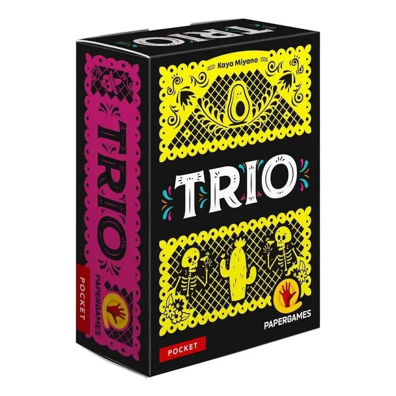 Trio Jogo De Cartas Papergames Boardgames Cardgames